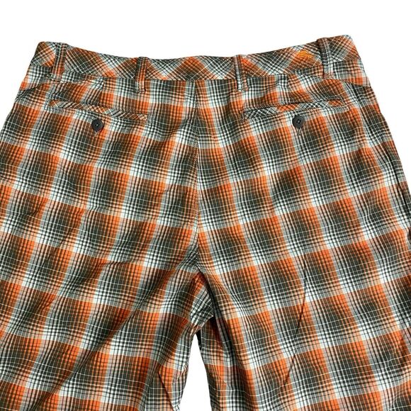 Tommy Bahama Paradise Tech Men's Shorts Size 34 Nylon Orange White Gray Fishing - Picture 10 of 16